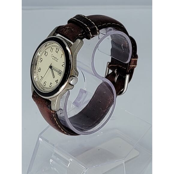 Vintage Caravelle 40B73 Mens Classic Silver Analog Quartz Watch - Picture 5 of 9